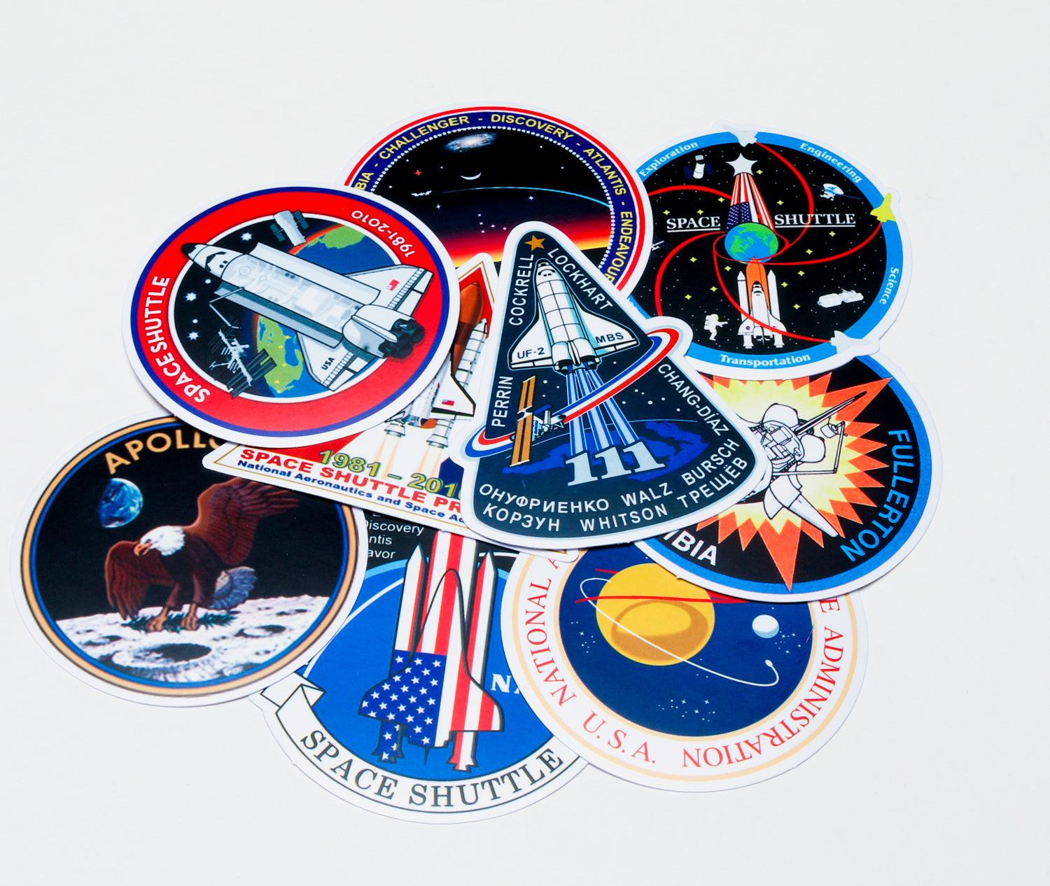 SPACE STICKERS, NASA, SHUTTLE